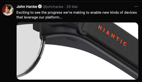 Niantic CEO Shared a Photo of the AR Glasses They Are Working On